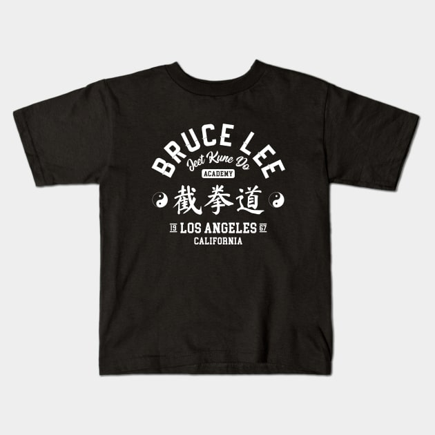 Jeet Kune Do Academy Kids T-Shirt by NotoriousMedia